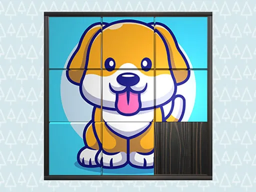 3D Kid Sliding Puzzle