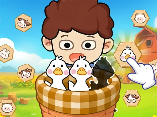Farm Animal Sort Puzzle