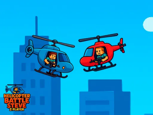 Helicopter Battle Steve 2 Player
