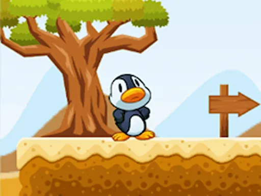 Penguin Run Adventure Game